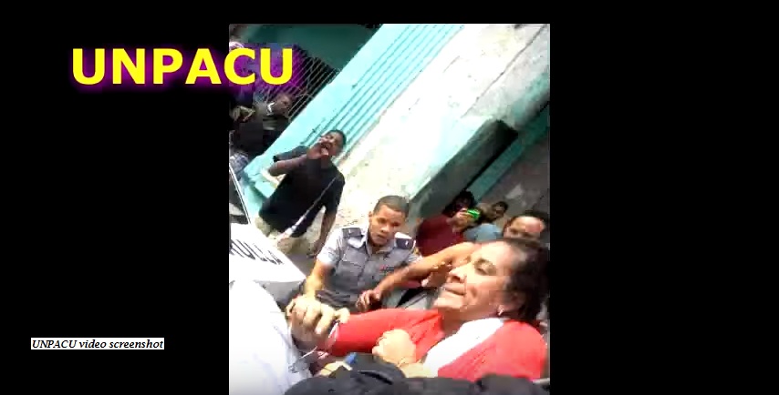 Dos mujeres activistas cuyo represion fue capturado por video liberados este domingo